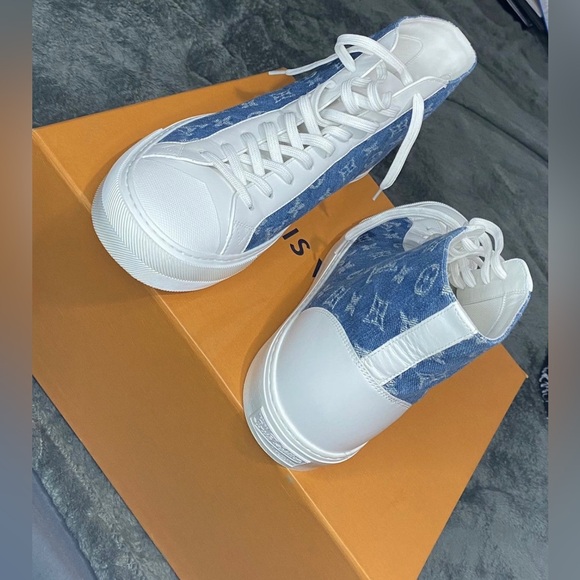 Louis Vuitton Tattoo Sneaker Boot - Monogram Denim - Picture 4 of 8